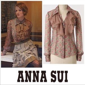 Anna sui sheer blouse Anthropologie
